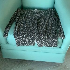 Cheetah print sweater